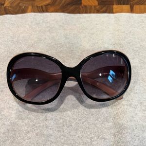 Black and pink Prada sunglasses